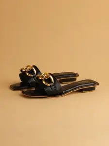 ERIDANI Kaira Embellished Flats