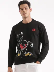 WROGN Printed Round Neck Long Sleeves Pullover Sweatshirt