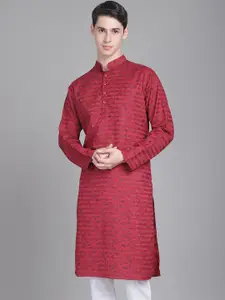 Majestic Man Ethnic Motifs Printed Pure Cotton Kurta