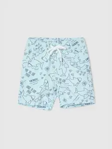 max Boys Graphic Printed Cotton Shorts