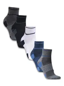 Dollar Socks Men Pack Of 5 Cotton Ankle-Length Socks