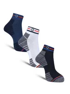 Dollar Socks Men Pack Of 3 Patterned Cotton Ankle Length Socks