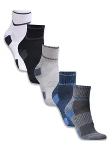 Dollar Socks Men Pack of 5 Patterned Cotton Ankle Length Socks
