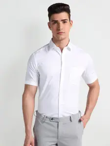 Arrow Self Design Cotton Short Sleeve Shirt