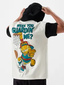 The Souled Store Garfield Printed Cotton T-shirt