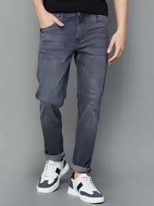 Forca by Lifestyle Men Tapered Fit Light Fade Stretchable Jeans