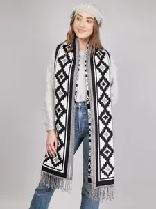 Anouk Women Self Design Wool Acrylic Scarf