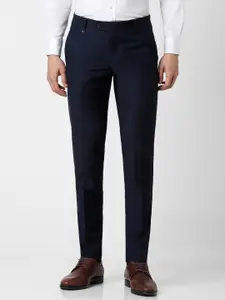 Van Heusen Men Formal Mid-Rise Slim Fit Trousers