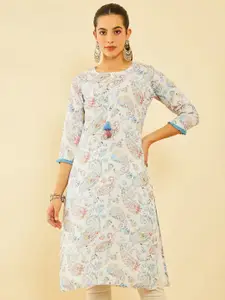 Soch Paisley Printed Kurta