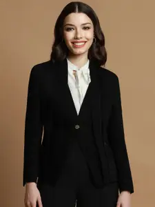 Allen Solly Woman Notched Lapel Collar Single-Breasted Blazer