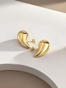 VAGHBHATT Gold Plated Paisley Shaped Studs