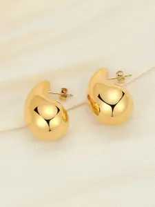 VAGHBHATT Gold Plated Paisley Shaped Studs