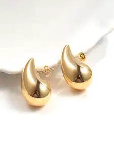 VAGHBHATT Gold Plated Paisley Shaped Studs