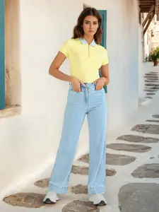 U.S. Polo Assn. Women Polo Collar Casual T-shirt