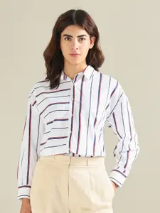 U.S. Polo Assn. Women Striped Casual Shirt