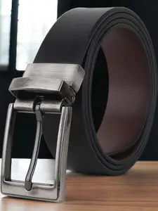 Roadster Men Textured Reversible Belt