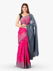 KIAARON Printed Pure Cotton Block Print Saree