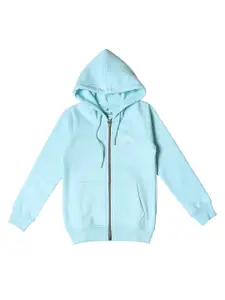 BAESD Girls Hooded Long Sleeves Fleece Front-Open Sweatshirt