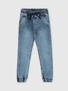 max Boys Heavy Fade Clean Look Mid-Rise Stretchable Jeans
