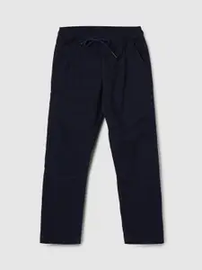 max Boys Mid-Rise Pure Cotton Trousers