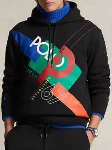 Polo Ralph Lauren Brand Logo Printed Hooded Pullover Sweatshirt