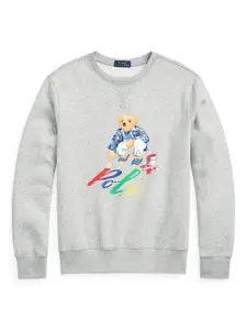 Polo Ralph Lauren Graphic Printed Fleece Pullover Sweatshirts