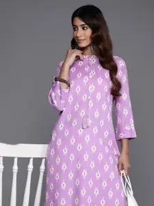 Indo Era Women Printed Pastels Kurta