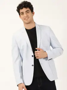 Mast & Harbour Blue Notched Lapel Single Breasted Blazers