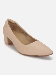 Allen Solly Woman Pointed Toe Block Heeled Pumps