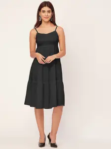 Moomaya Sweetheart Neck Tired Empire Dress
