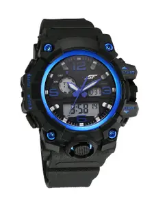 Sonata Men Analogue and Digital Watch 77129PP03W