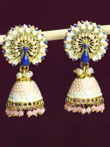 OOMPH Peacock Shaped Jhumkas
