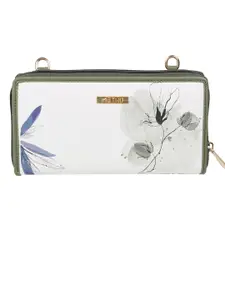 Metro Floral Printed Zip Around Wallet