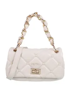 Metro Textured Zip Detail PU Structured Satchel