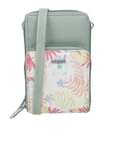 Mochi Floral Printed PU Zip Around Wallet