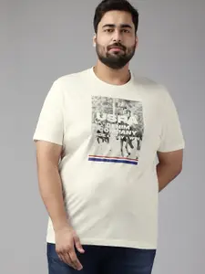 U.S. Polo Assn. Denim Co. Plus Size Printed Pure Cotton T-shirt