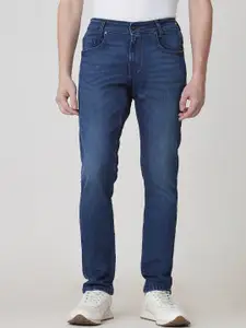 Mufti Men Skinny Fit Mid-Rise Light Fade Clean Look Stretchable Jeans