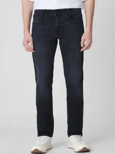 Mufti Men Slim Fit Mid-Rise Dark Shade Clean Look Stretchable Jeans