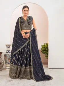 Chandbaali Embroidered Ready to Wear Lehenga & Blouse With Dupatta