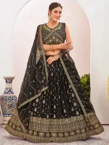 Chandbaali Embroidered Ready to Wear Lehenga & Blouse With Dupatta