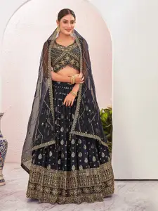 Chandbaali Embroidered Ready to Wear Lehenga & Blouse With Dupatta