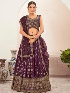Chandbaali Embroidered Ready to Wear Lehenga & Blouse With Dupatta