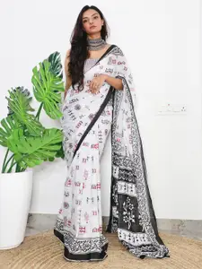Saree mall Warli Poly Cotton Bagh Ready to Wear Saree