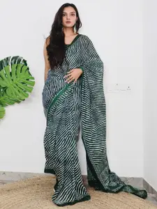 Saree mall Leheriya Poly Cotton Leheriya Ready to Wear Saree