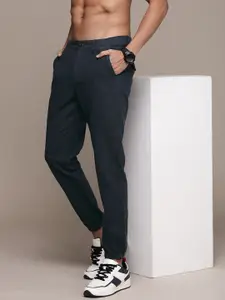 Roadster Men Relaxed Fit Pure Cotton Joggers