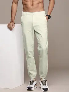 Roadster Men Relaxed Fit Pure Cotton Joggers