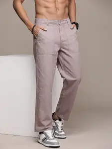 Roadster Men Solid Chinos Trousers