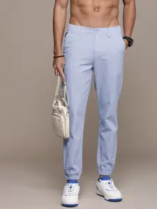 Roadster Men Relaxed Fit Pure Cotton Joggers