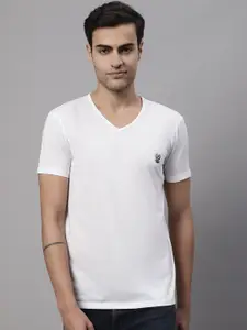 MACK JONNEY V-Neck Short Sleeves Cotton T-shirt