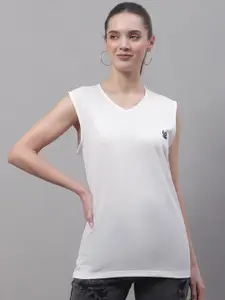 MACK JONNEY V-Neck Sleeveless Sports T-shirt